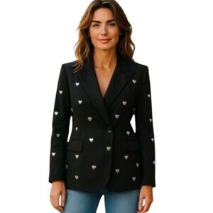 Cloud Ten Cold Hearted Black Blazer